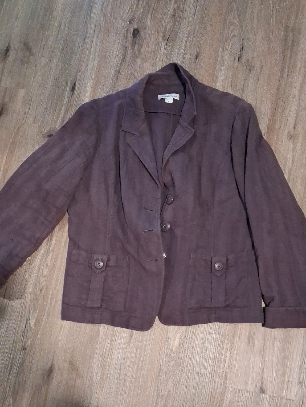16 Coldwater Creek Blazer Cotton